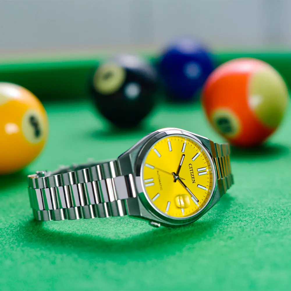 Citizen Tsuyosa Yellow Dial Unique Men’s Watch- NJ0150-81Z